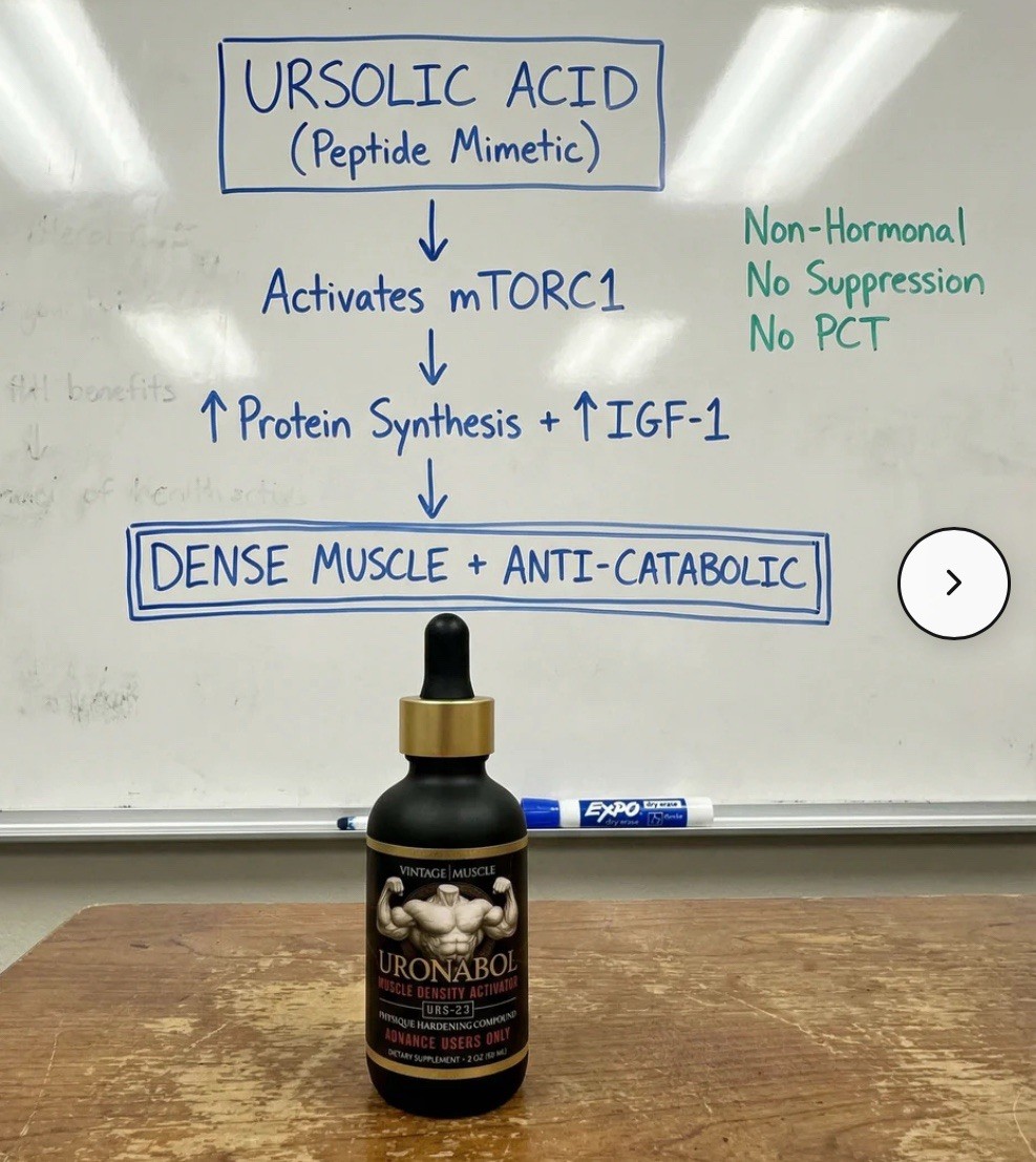 Uronabol By Vintage Muscle * No PCT / Dry, Granite Muscle With Zero Bloat Sealed