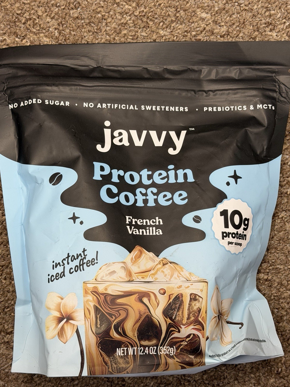 Javvy Protein Coffee French Vanilla 13.8oz