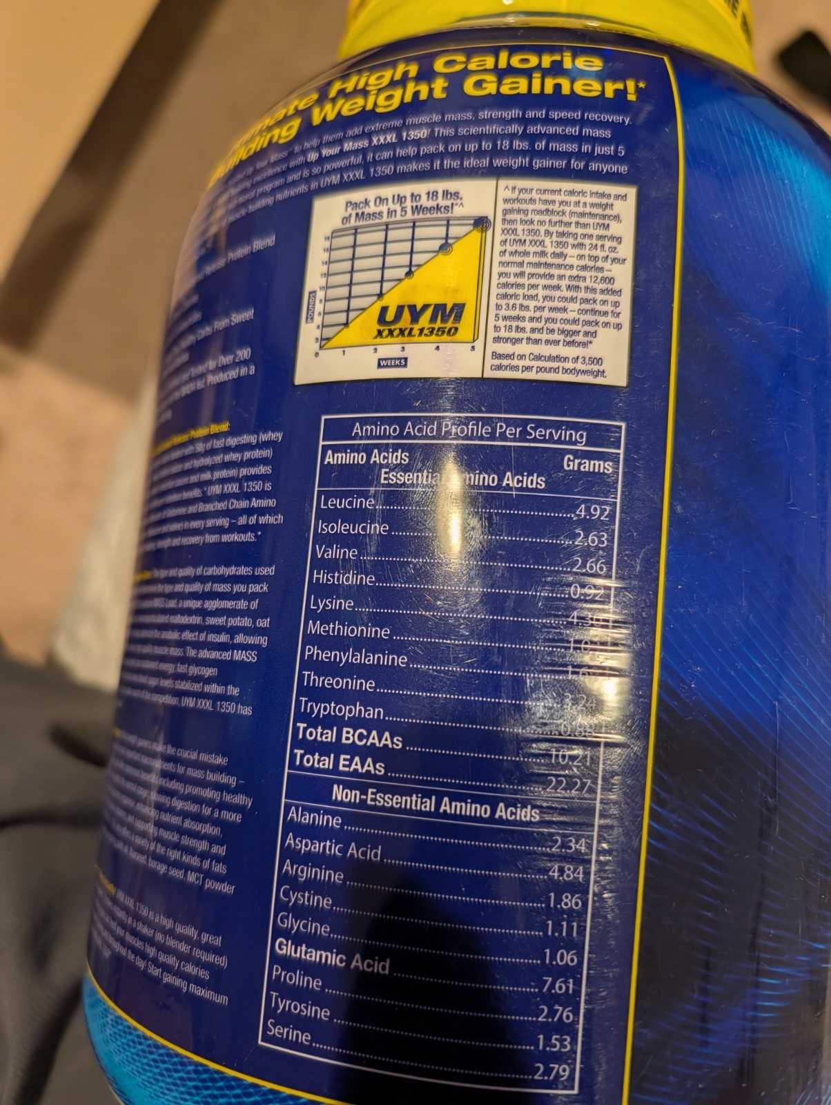 Up Your Mass® XXXL 1350, Cookies&Creme, 6 lbs (2,728 g). 09/28