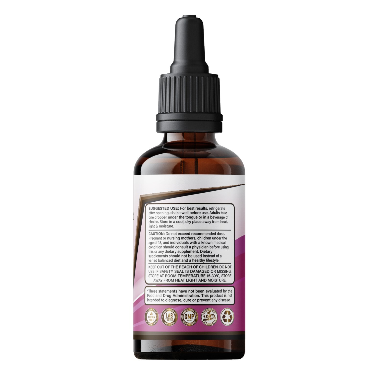 Unicorn Rider Energy Support Booster Drops Tincture For Women 3 Bottles 6 oz