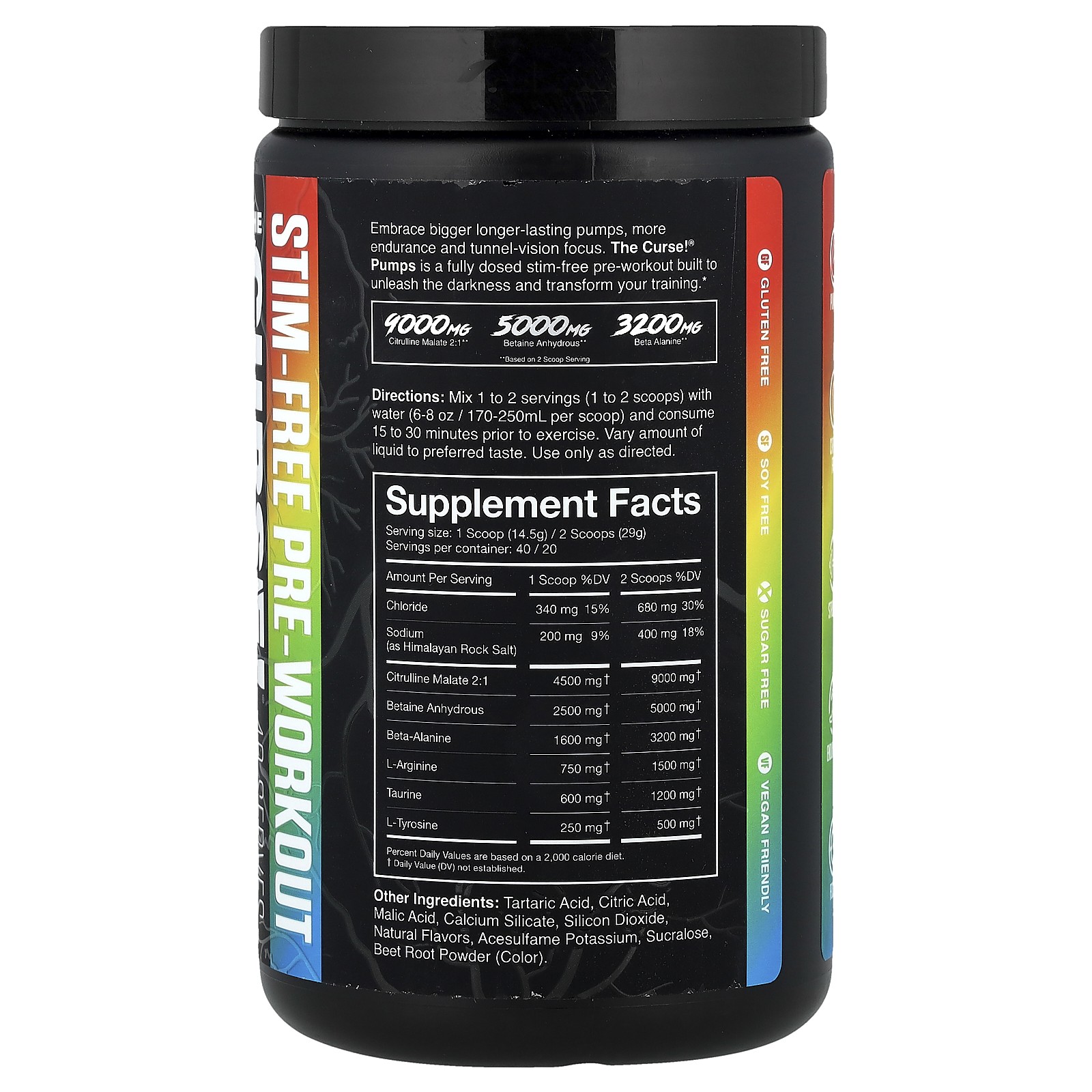 Stim-Free Pump, Pre-Workout, Sour Candy, 20.4 oz (580 g)