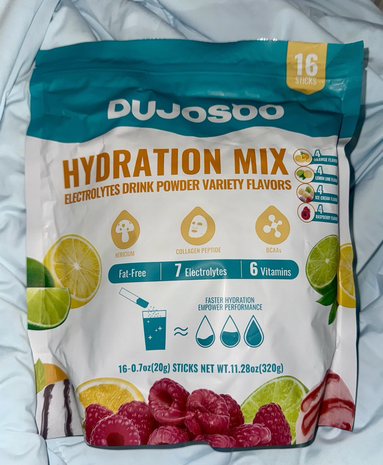NEW‼️DUJOSOO Hydration Mix Electrolytes Drink Powder Variety Flavors Collagen