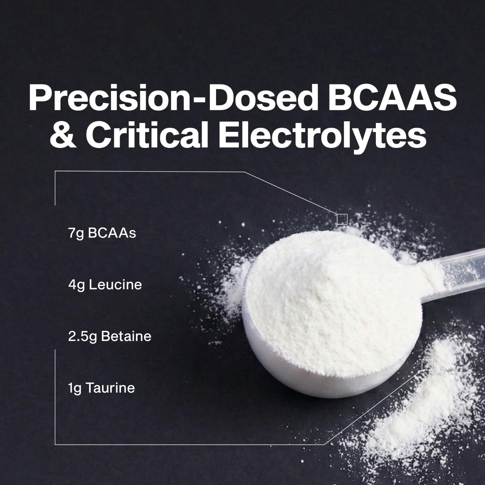 BCAA Amino Acids & Electrolyte Powder – 7g BCAAs, Build Lean Muscle, Boost Endur