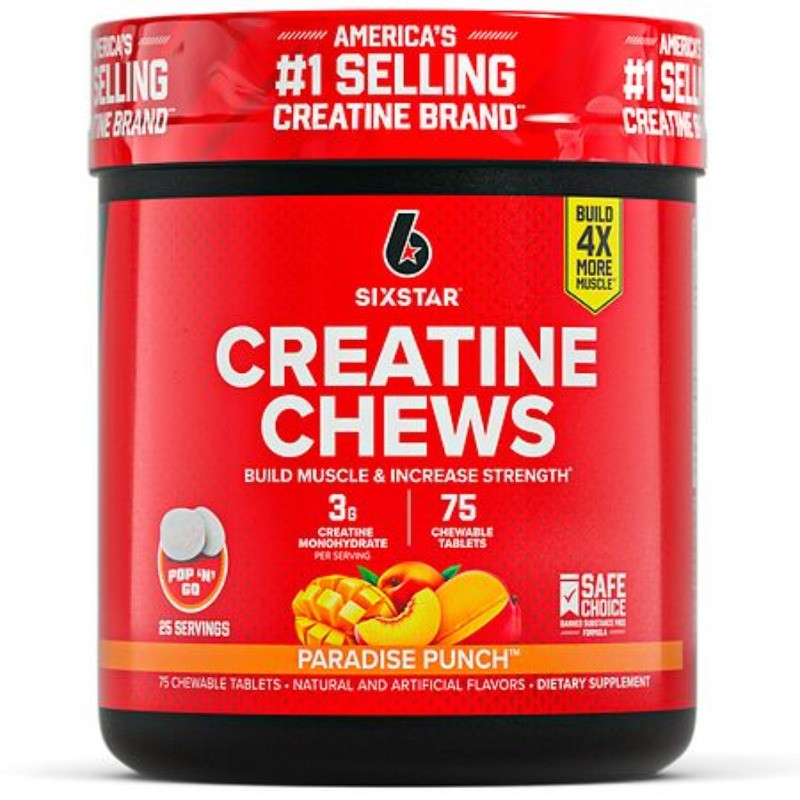 Creatine Chews, Tablets Paradise Punch 75.0 ea