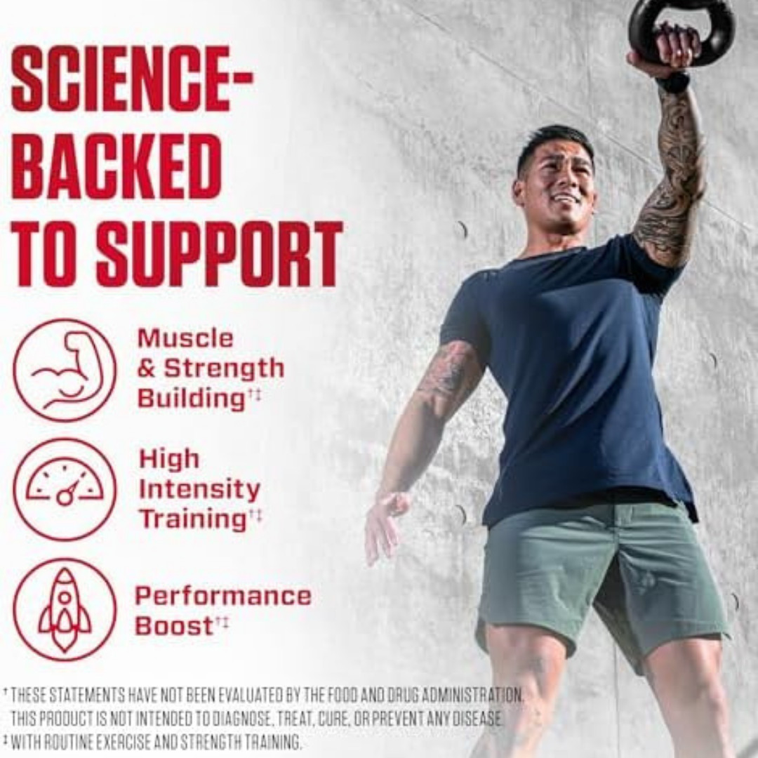 Dymatize 100% Creatine Monohydrate with Creapure, 5g Per Serving, 60 Servings (3