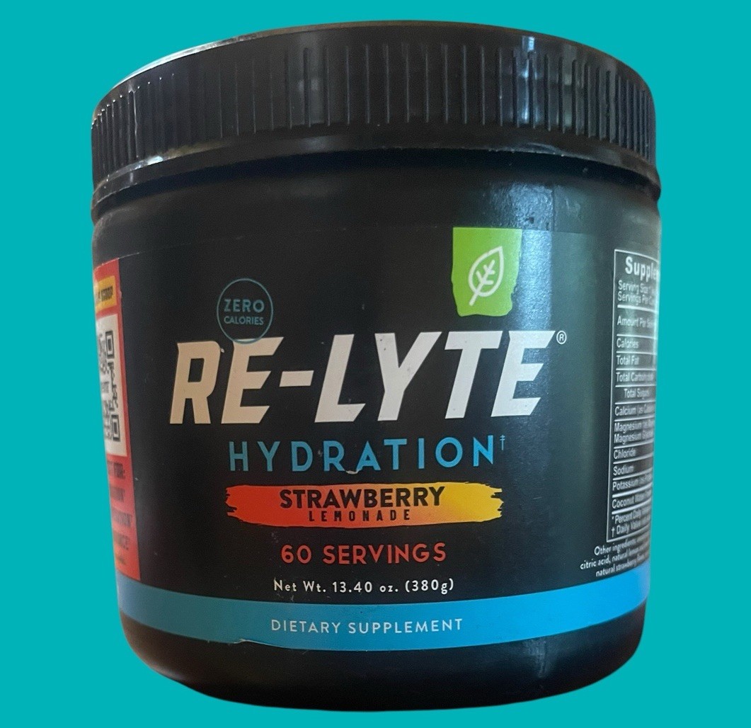 REDMOND Re-Lyte Hydration Electrolyte Powder Mix Strawberry Lemonade 60 Servings