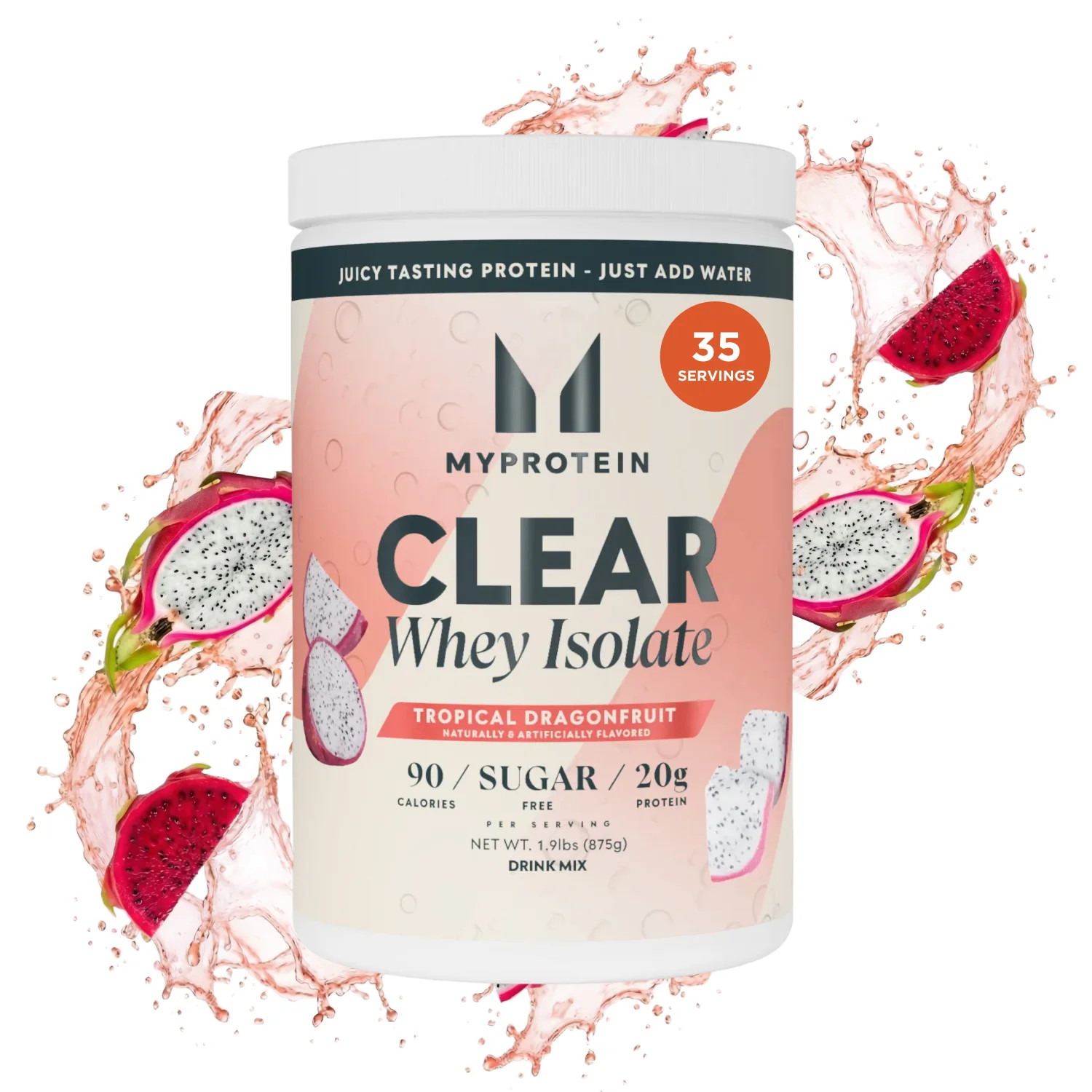 Clear Whey Protein Isolate – Lemonade Flavor, 20 Servings, 1.1 lbs