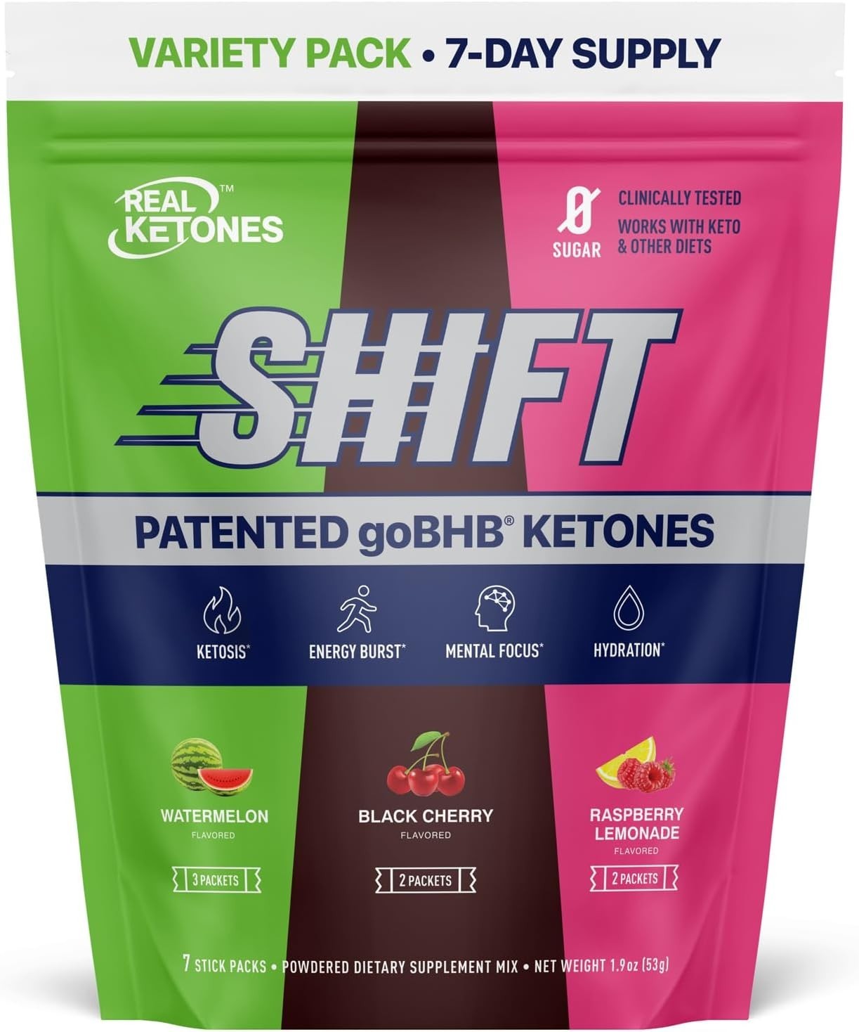 Sugar-Free Electrolytes and Ketones Powder | Boost Your Keto Journey – 7 Pack