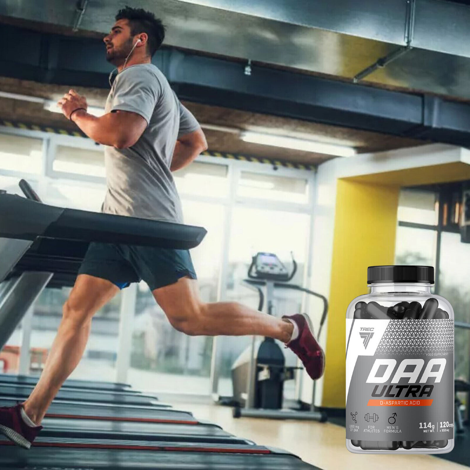 DAA ULTRA Pills D-Aspartic Acid Testosterone Booster Dietary Supplement Anabolic