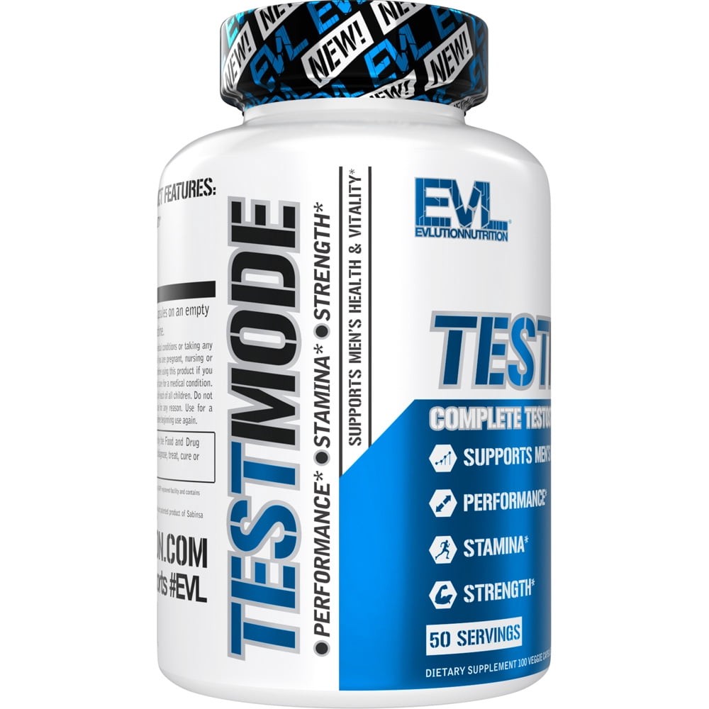 Testmode Testosterone Support Supplement for Men’s Health – 50 Servings