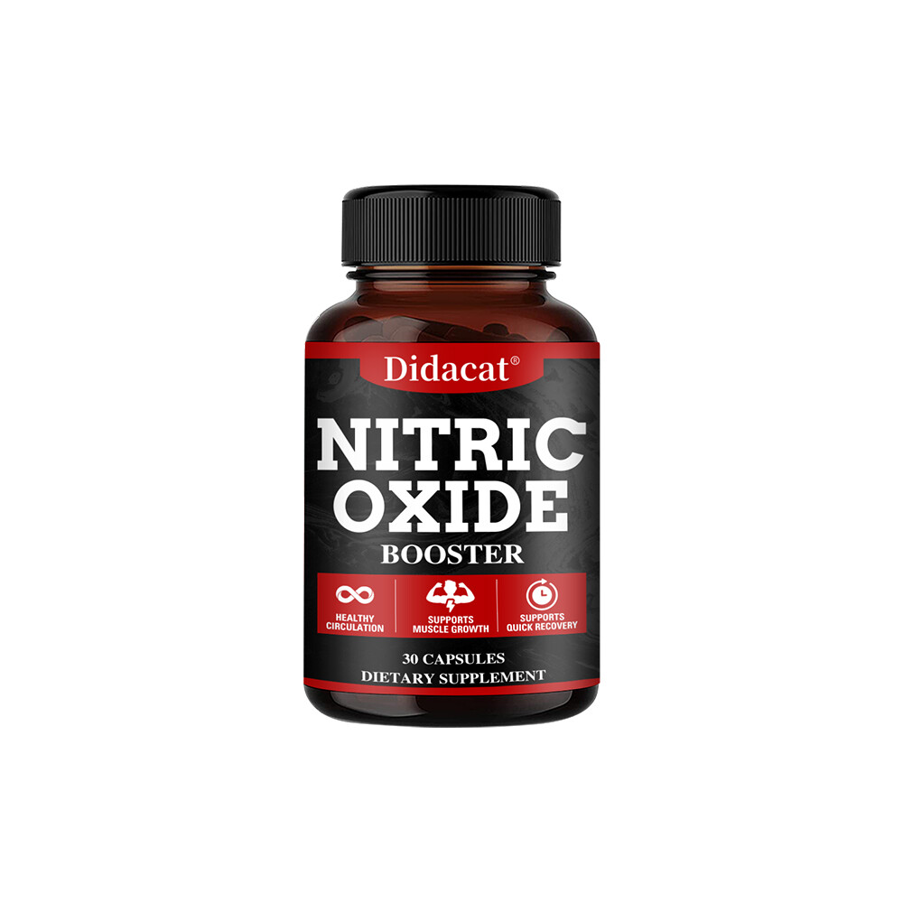 Nitric Oxide Booster Supplement Capsule– Promotes Nutrient Flow to Muscles&Heart