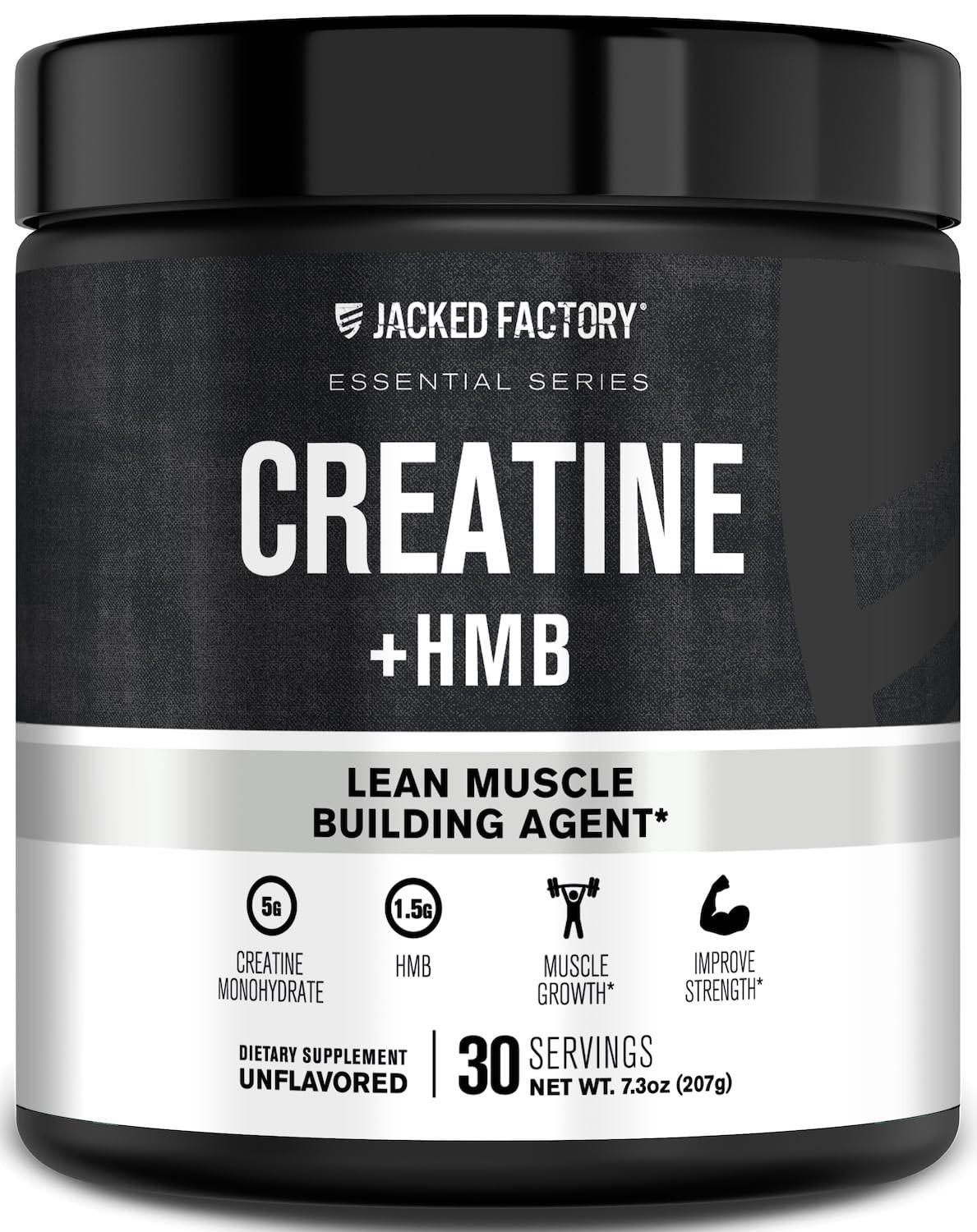 Jacked Factory Creatine HMB Powder Supplement with Creatine Monohydrate & HMB…