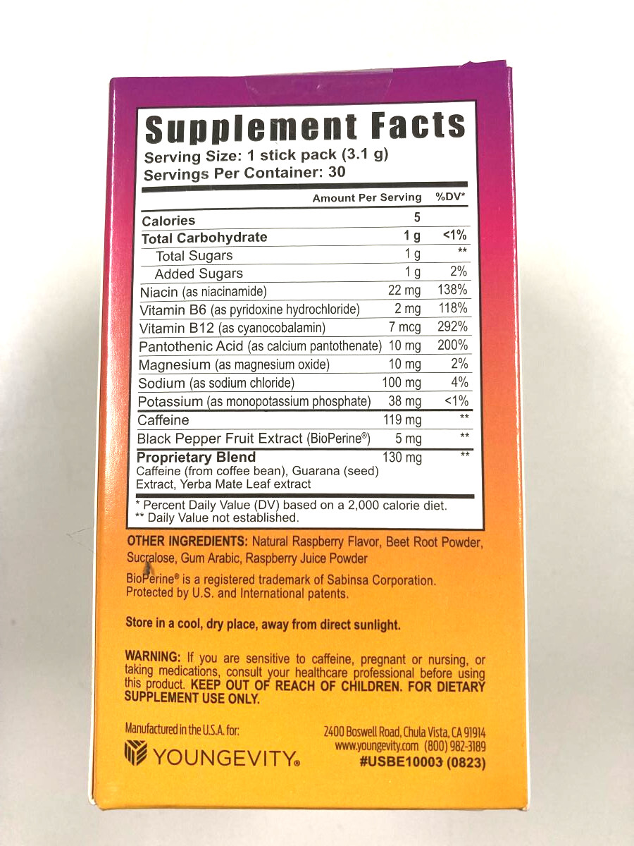 Youngevity Dr. Wallach ElectroFuel™ (30 stick packs)