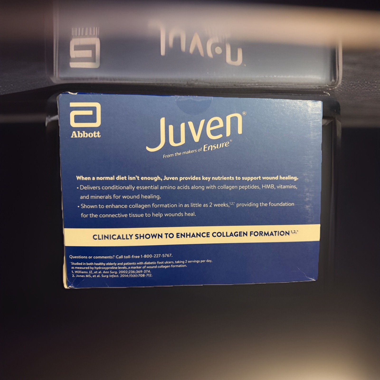 Juven Therapeutic Wound Healing Powder Orange & Fruit Punch Collagen 10 Packets