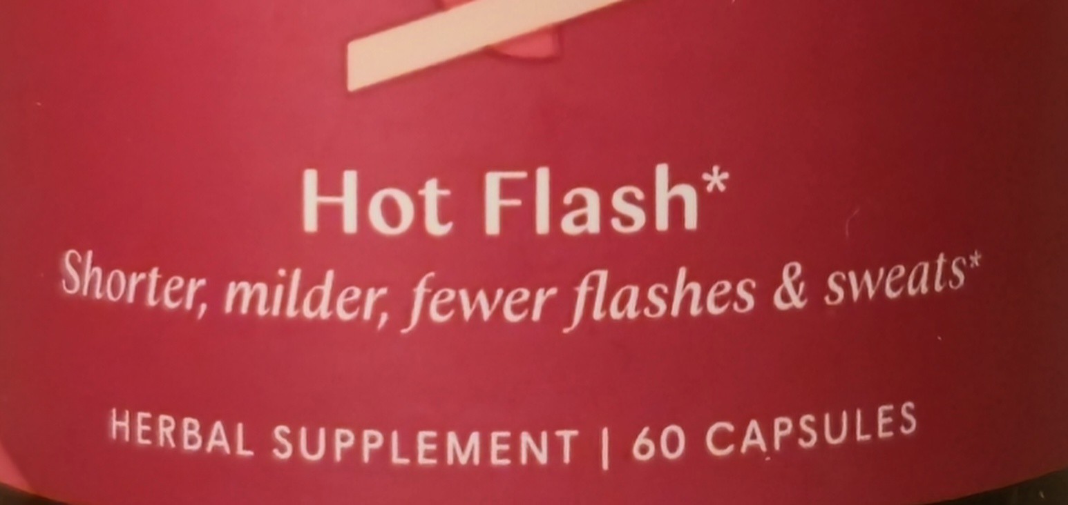 WILE HOT FLASH SUPPORT Hot Flash & Night Sweats 60 Caps (30 Serv) BEST BY 05/26