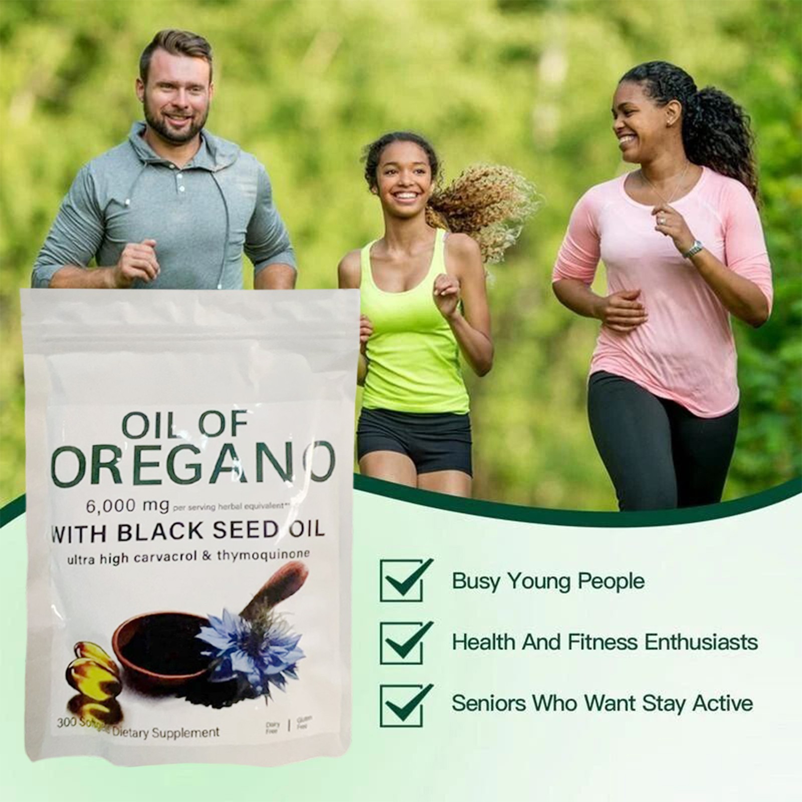 Natural Health Supplements for Adults, Mild Formula for Daily Nutrition US