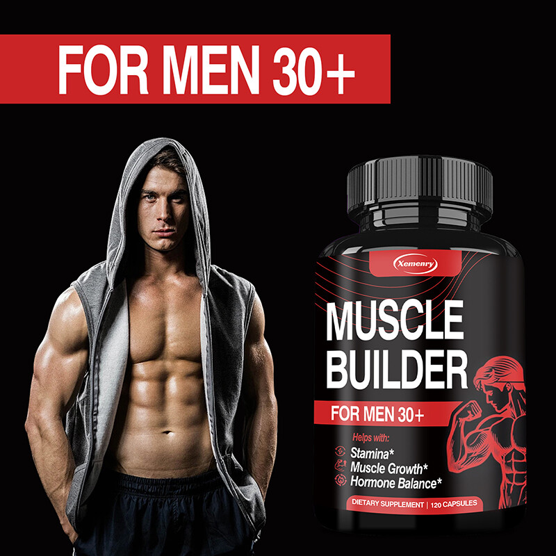 Muscle Builder Capsules – Ashwagandha, Tribulus, Fat Burner, Increased Energy