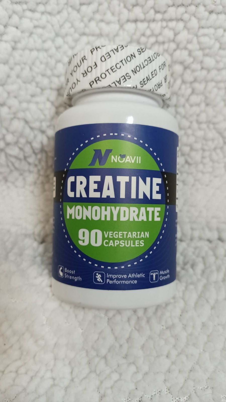 Noavii Creatine Monohydrate 90 Vegetarian Capsules 2,500 mg Muscle Building