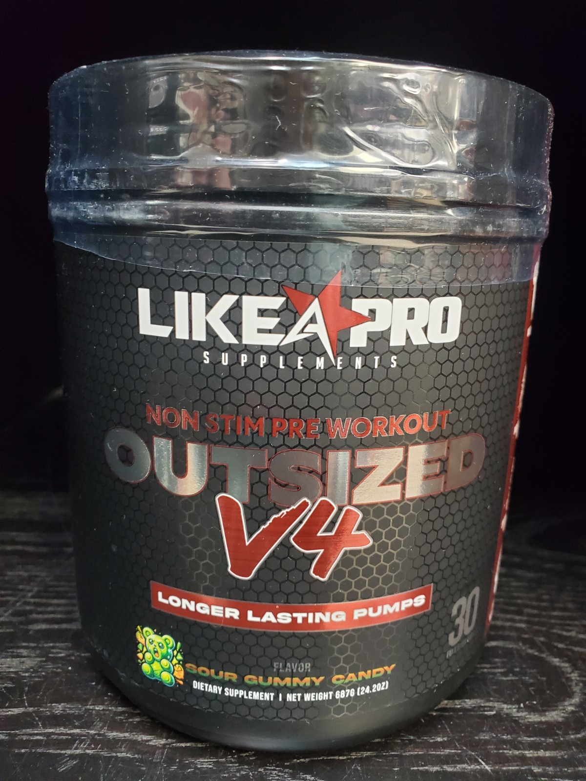 Like A Pro Outsized V4 Sour Gummy Candy