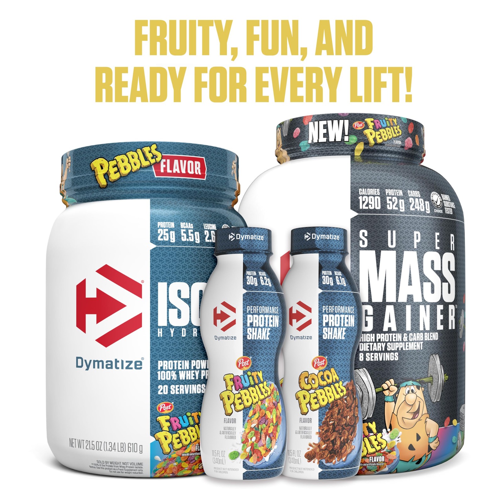 Dymatize x Fruity Pebbles ISO100 Whey 1.34 Pound (Pack of 1),