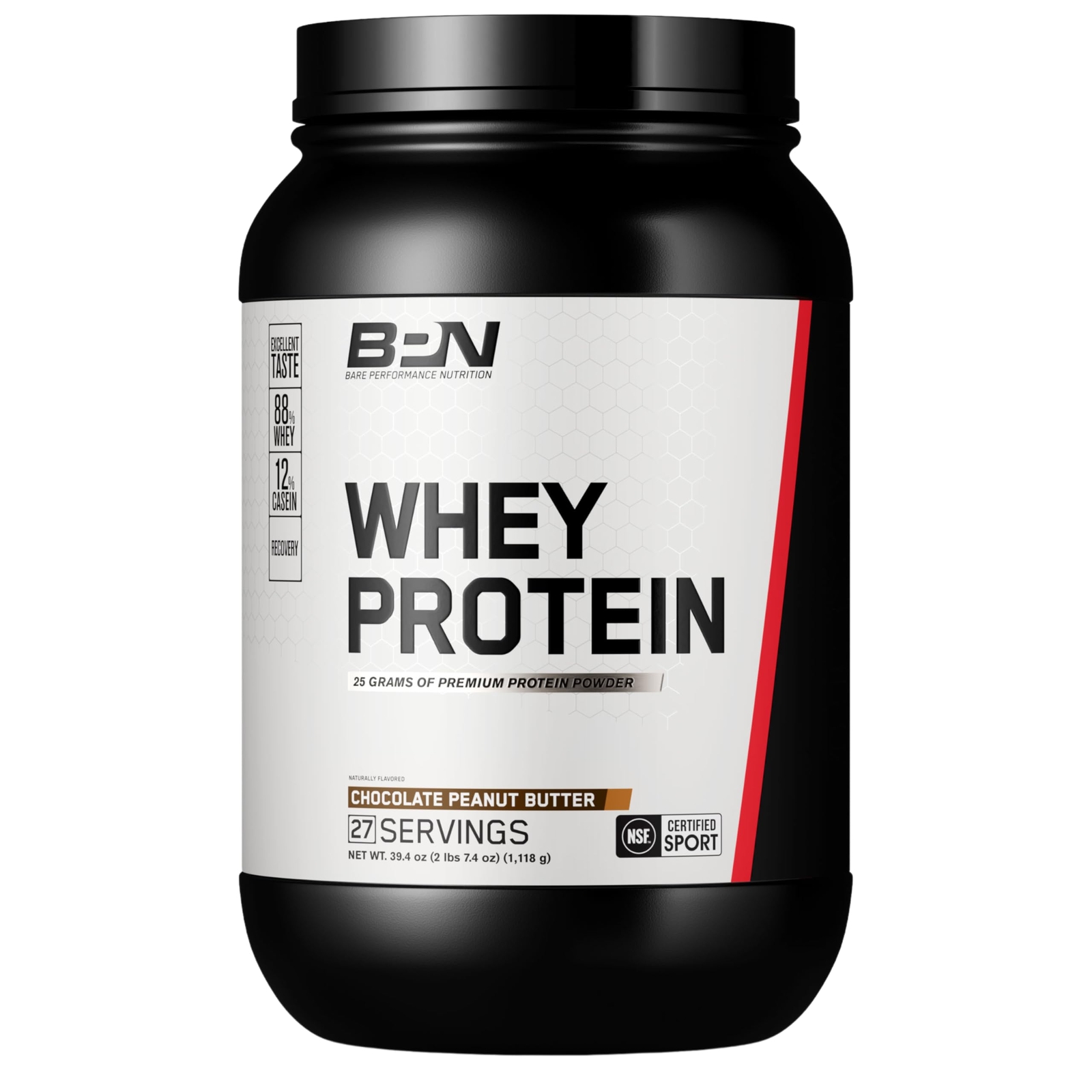BARE PERFORMANCE NUTRITION BPN Whey Protein + Casein Protein Powder Blend Cho…