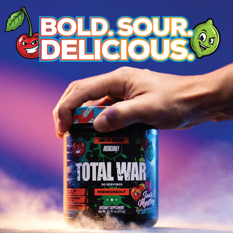Redcon1 Total War Limited Edition Sour Mystery 30 Servings BB: 08/2028
