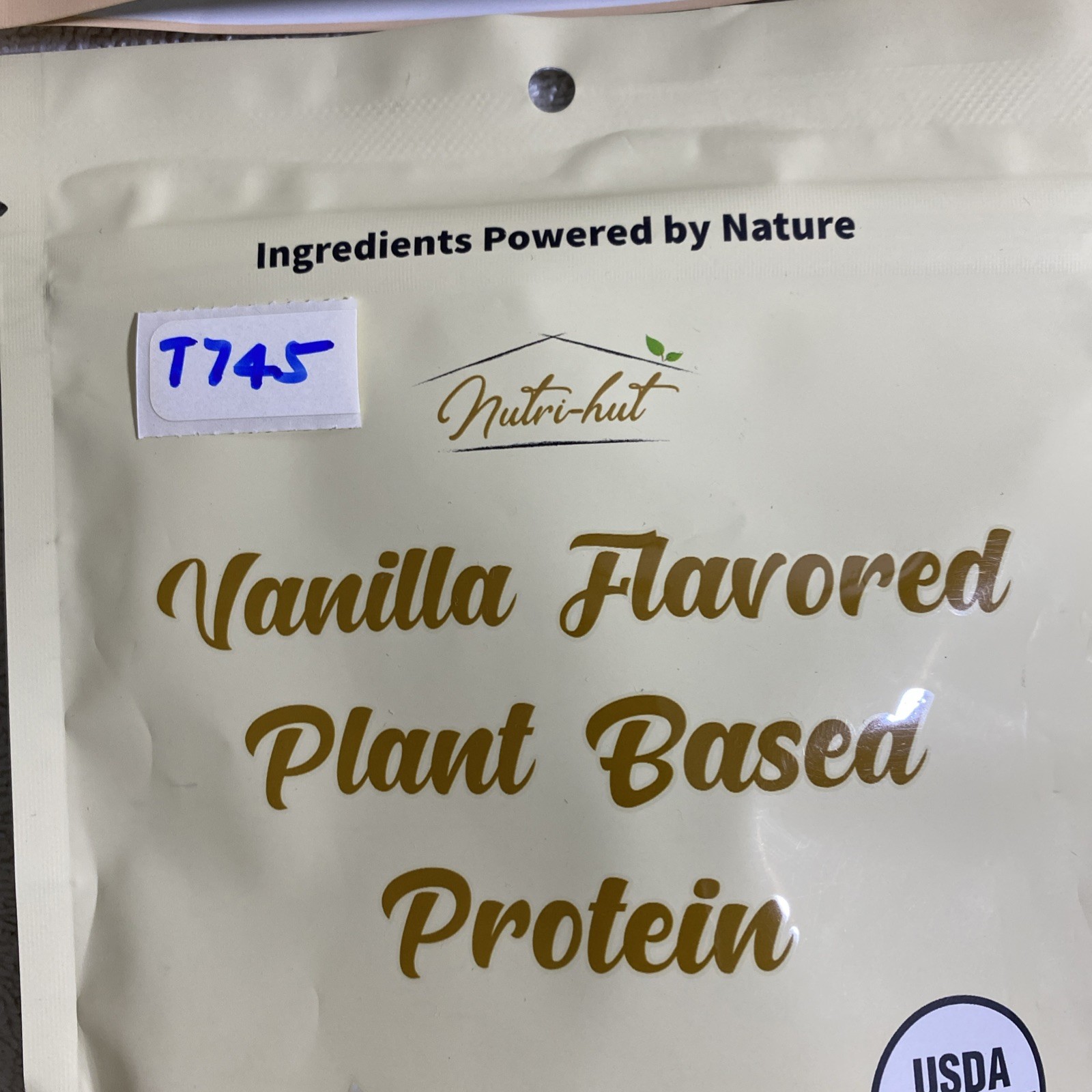 Lot Of 4, Nutri Hut, Plant Based Protein Powder, 6 oz Each Vanilla & Cho, (T745