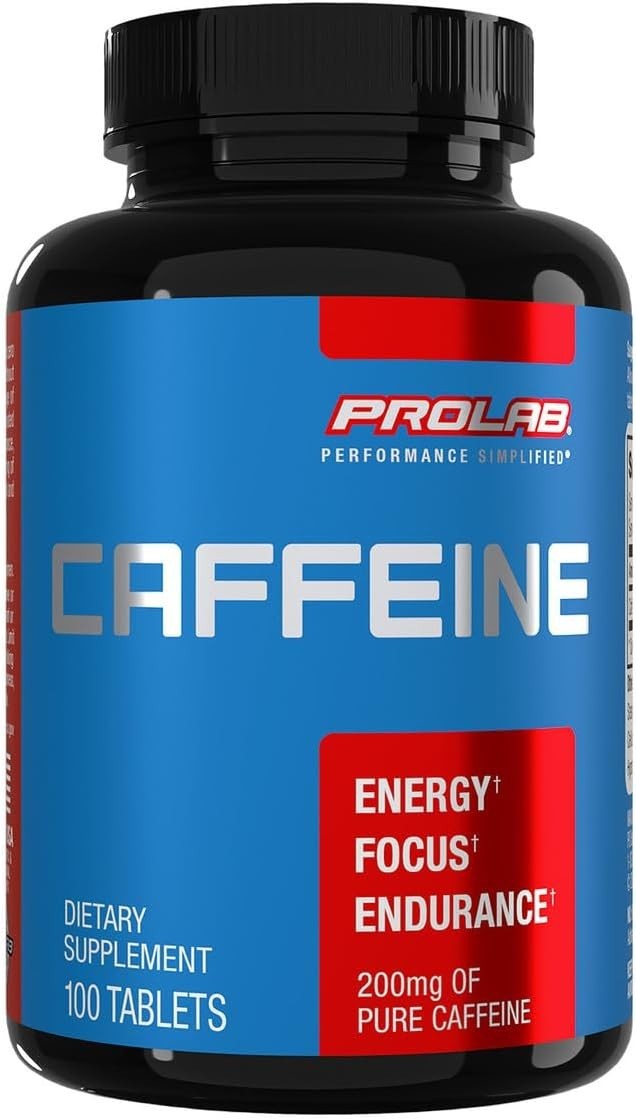 Caffeine Tablets 200mg 100ct. | Energy Support, Helps Enhance Endurance