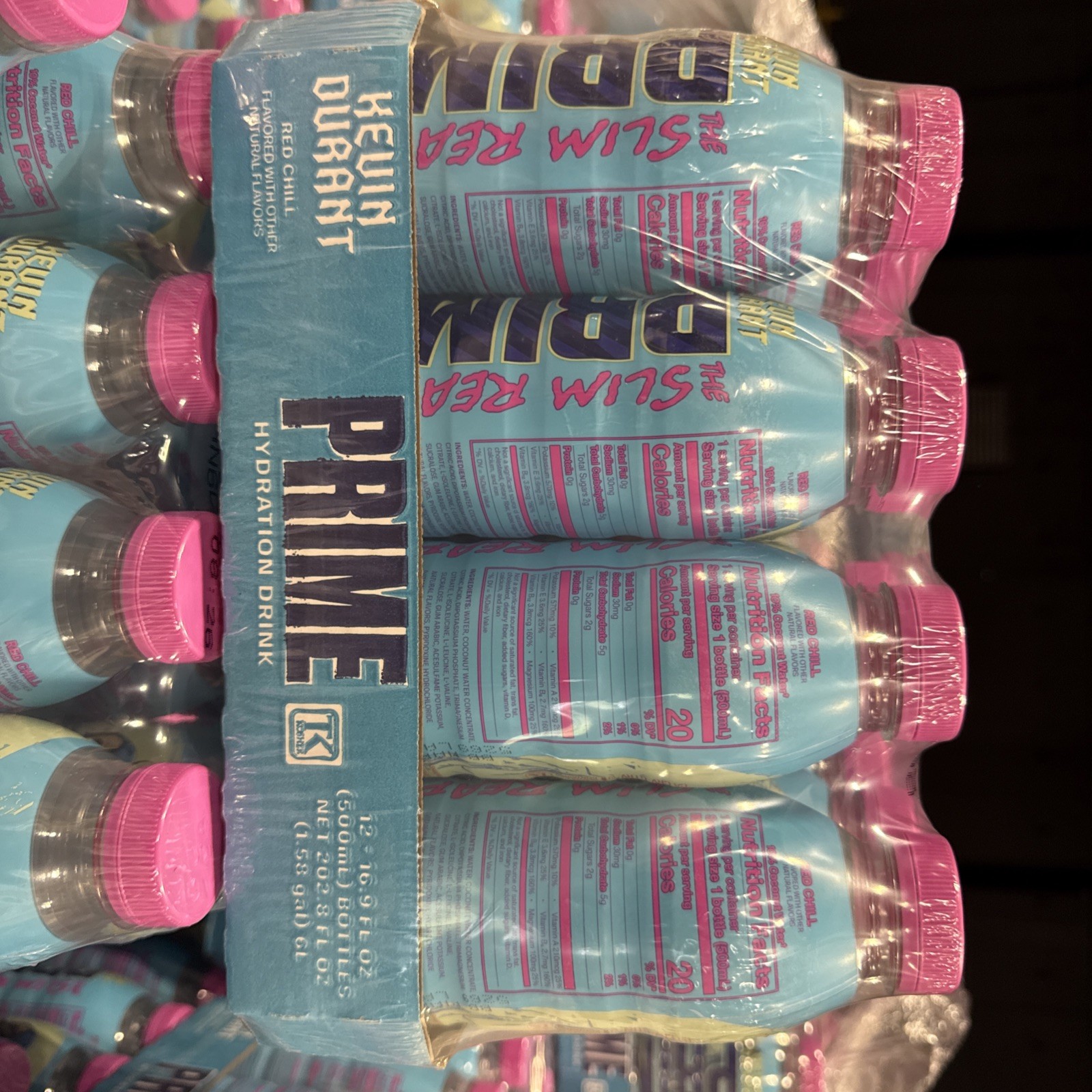 PRIME Hydration KEVIN DURANT Sports Drinks 16.9 Fl Oz, 12 Pack