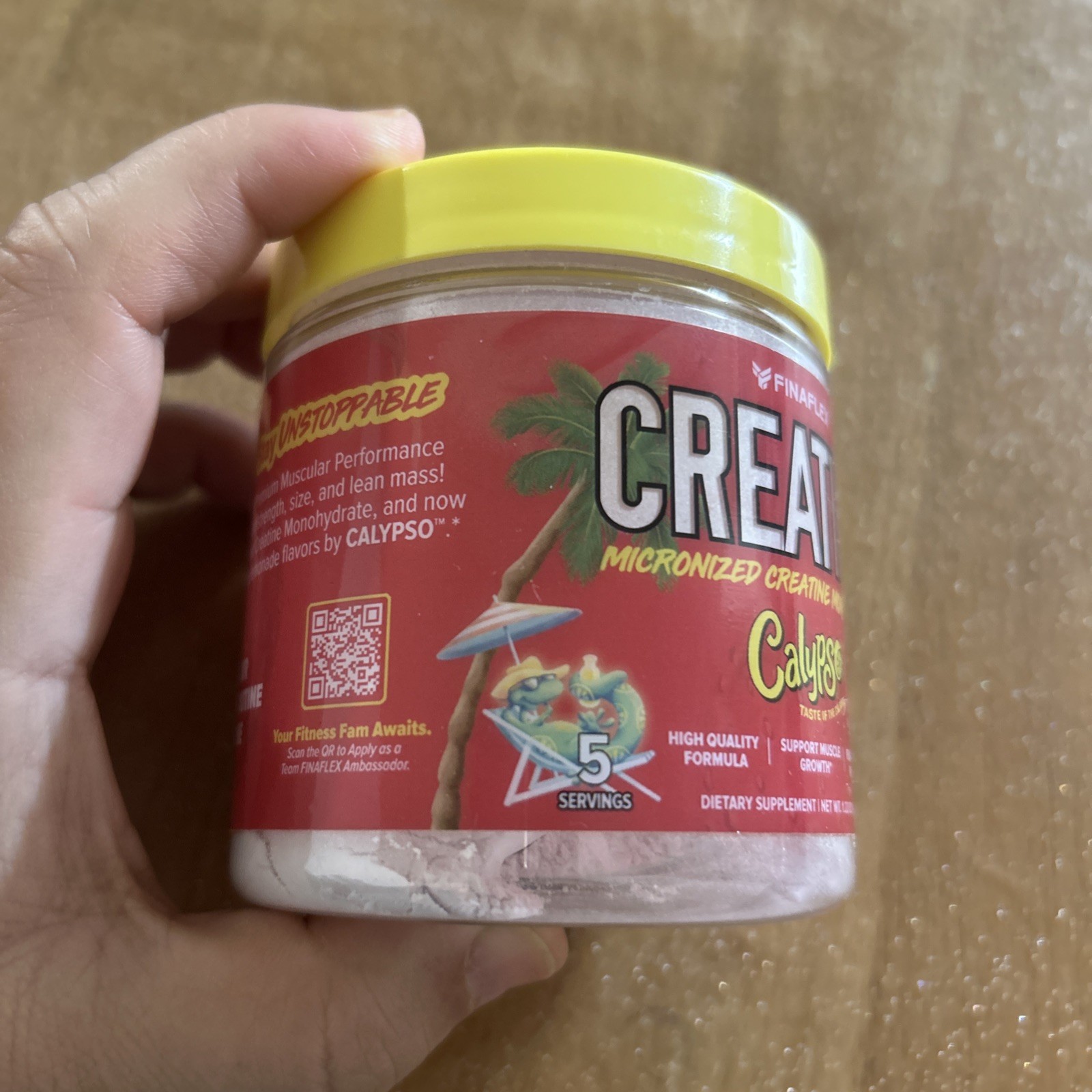 FINAFLEX Micronized Creatine Monohydrate CALYPSO COLLAB, Choose Flavor 5 Serving