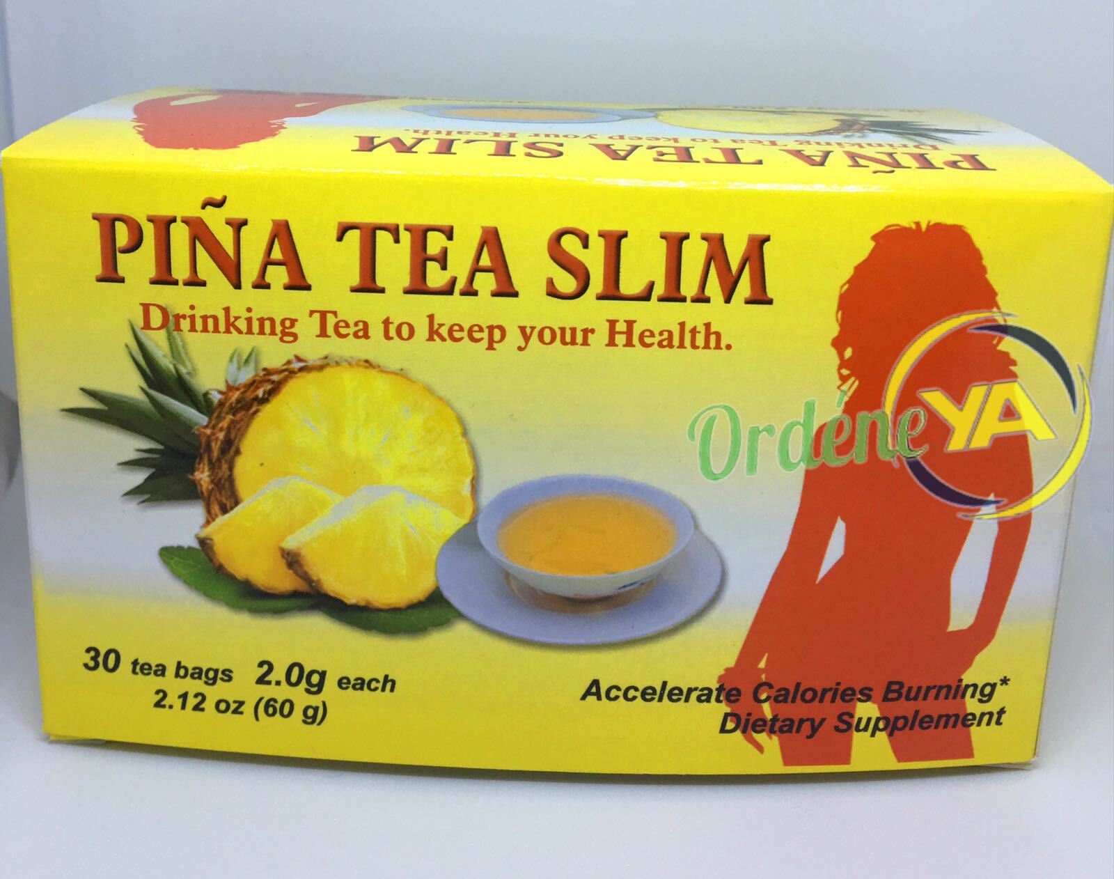 PINA TEA SLIM 30 BAG WEIGT LOSS FAT BURNER & APPETITE CONTROL