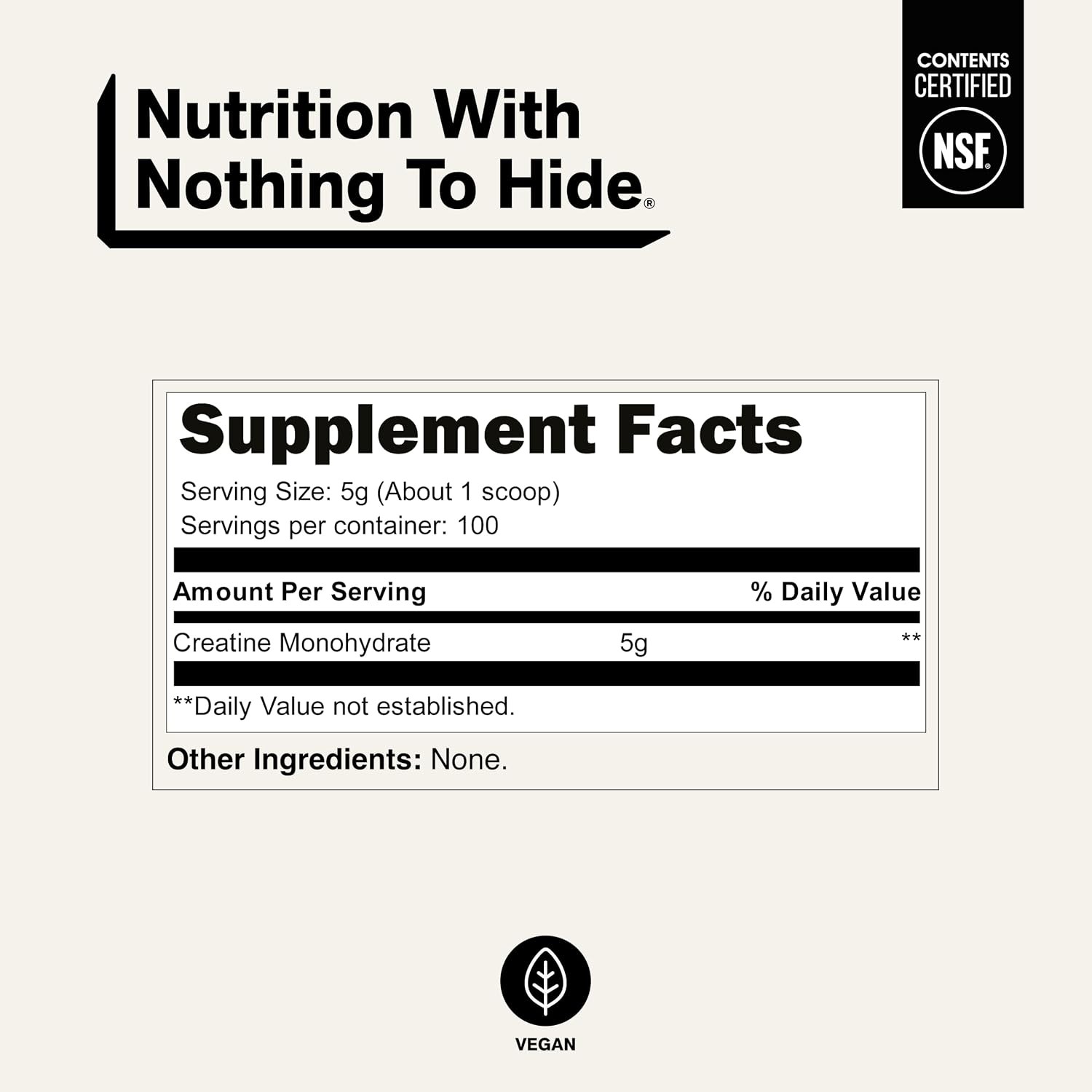 NAKED Pure Micronized Creatine Monohydrate Powder – NSF Certified, Unflavored