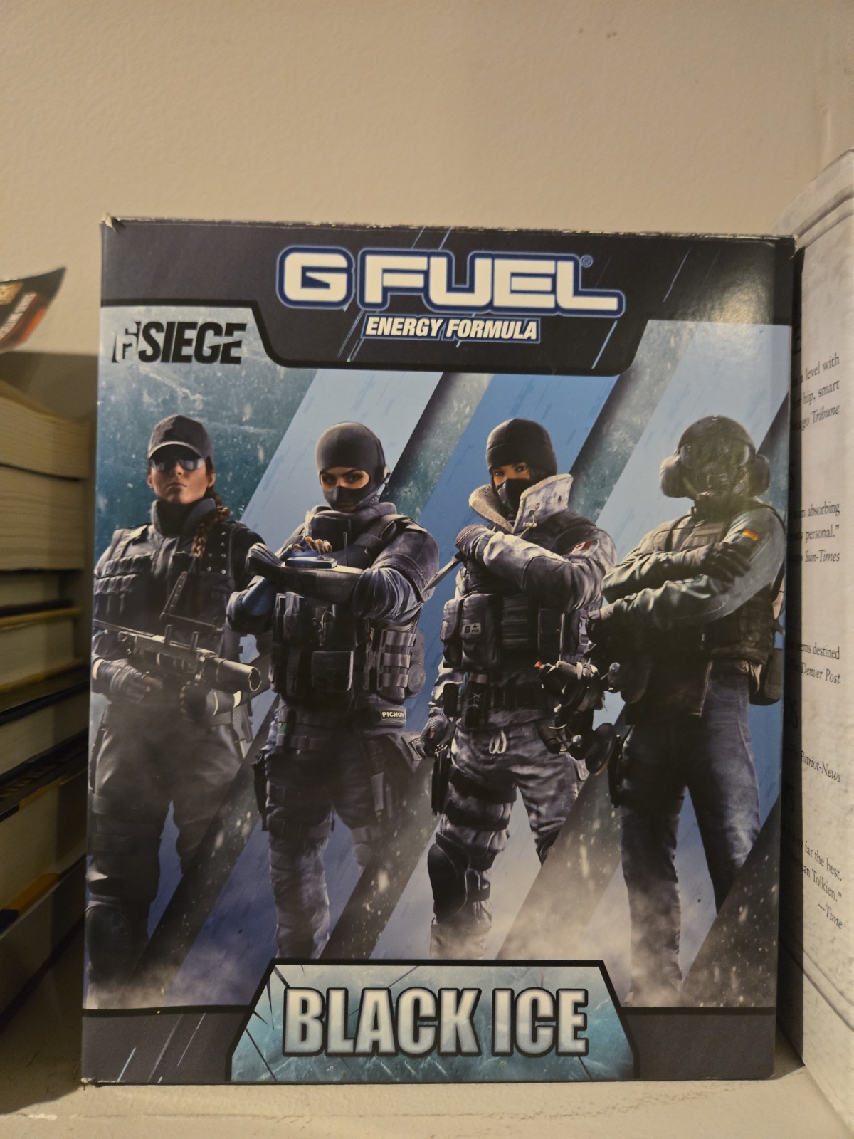 G FUEL Energy Formula Powder Black Ice Blackberry Pear Vanilla 40 Servings