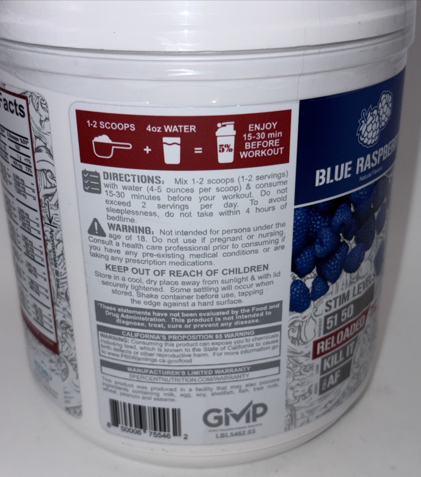 Rich Piana Reloaded High Stim Pre-Workout | Ultra Energy, Focus, Pumps, Power