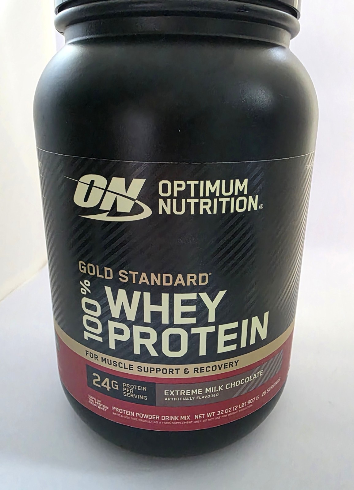 ON Gold Standard 100% Whey Protein Powder Extreme Milk Chocolate 2 lb UNOPEN