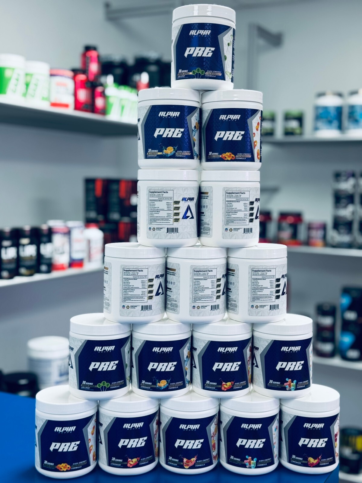Alpha Supps Pre | Pre-Workout Powder for Men & Women Pump Focus Energy 30 Svgs