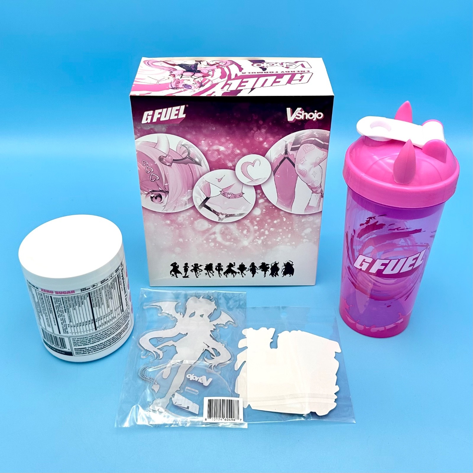 G Fuel Naruto Vs Sasuke Rasengan Collector’s Box + Tall Metal Shaker Cup Sticker
