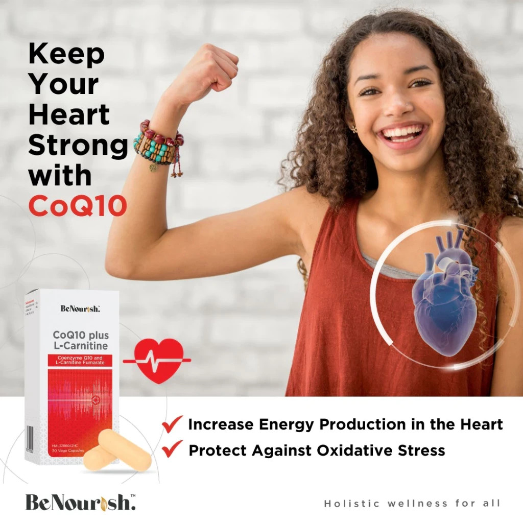 BENOURISH CoQ10 Coenzyme & L-Carnitine Fumarate (30s)