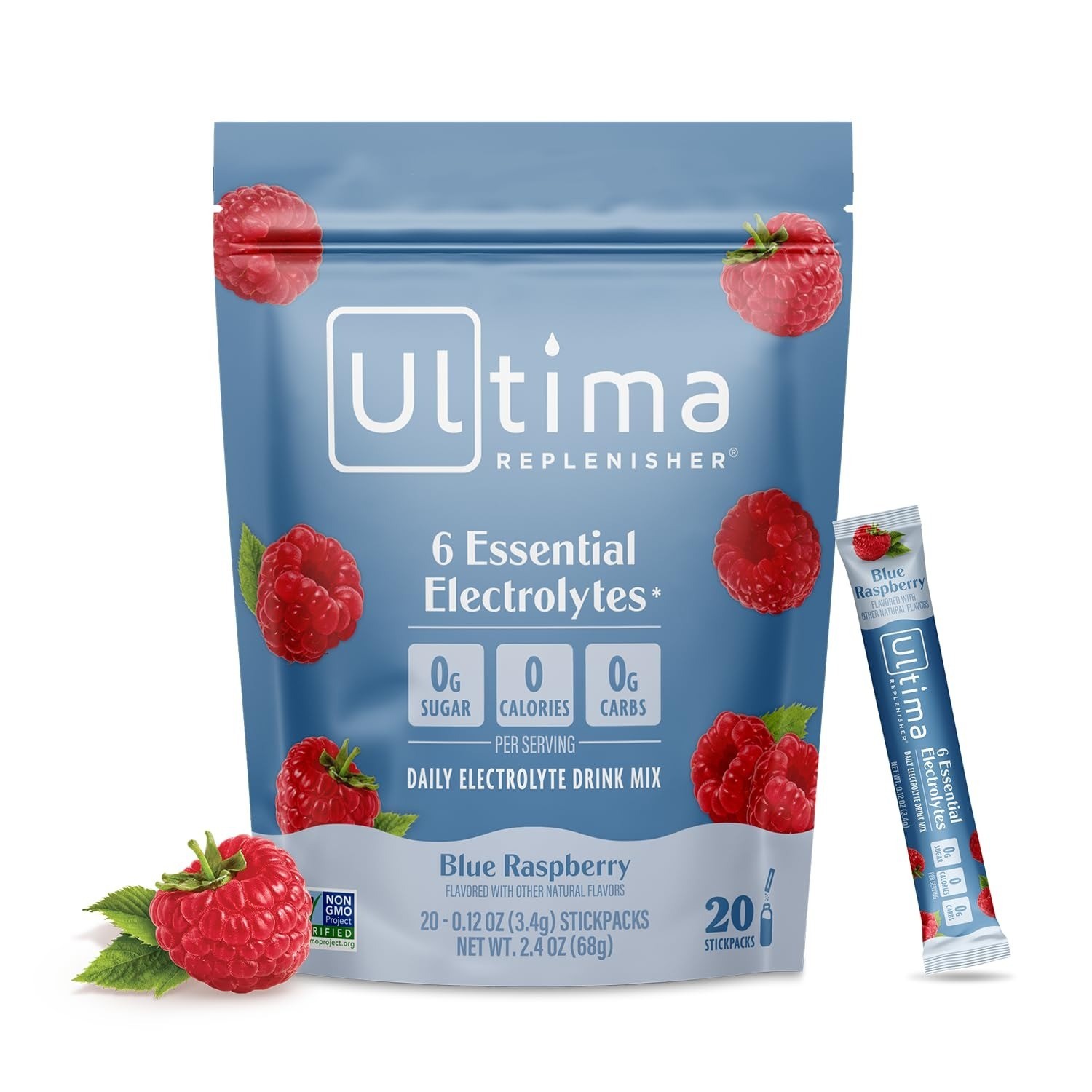 Ultima Replenisher Electrolyte Powder – Watermelon, 20 Stickpacks