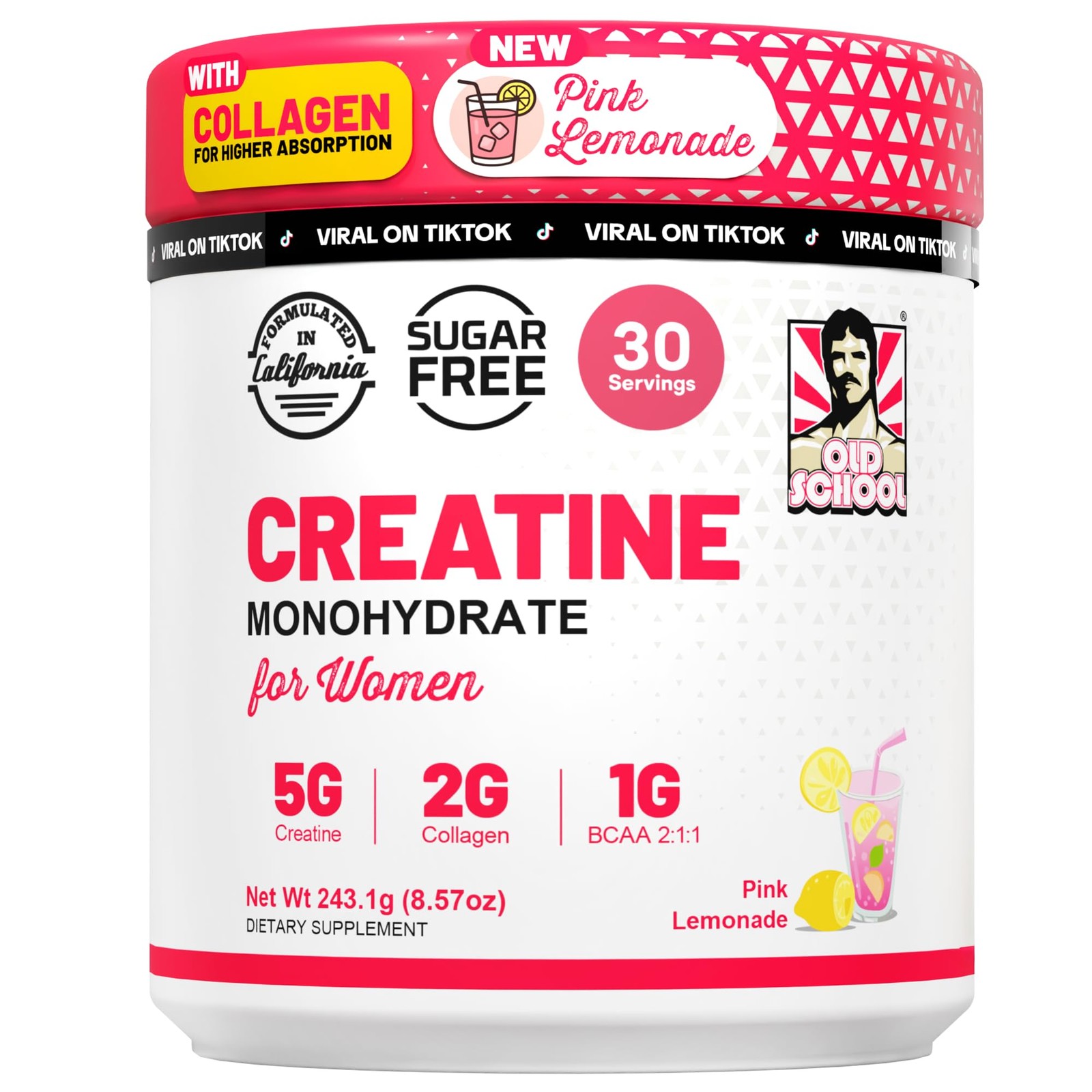 Creatine for Women–Post-Workout Supplement with 5000mg Creatine Monohydrate P…