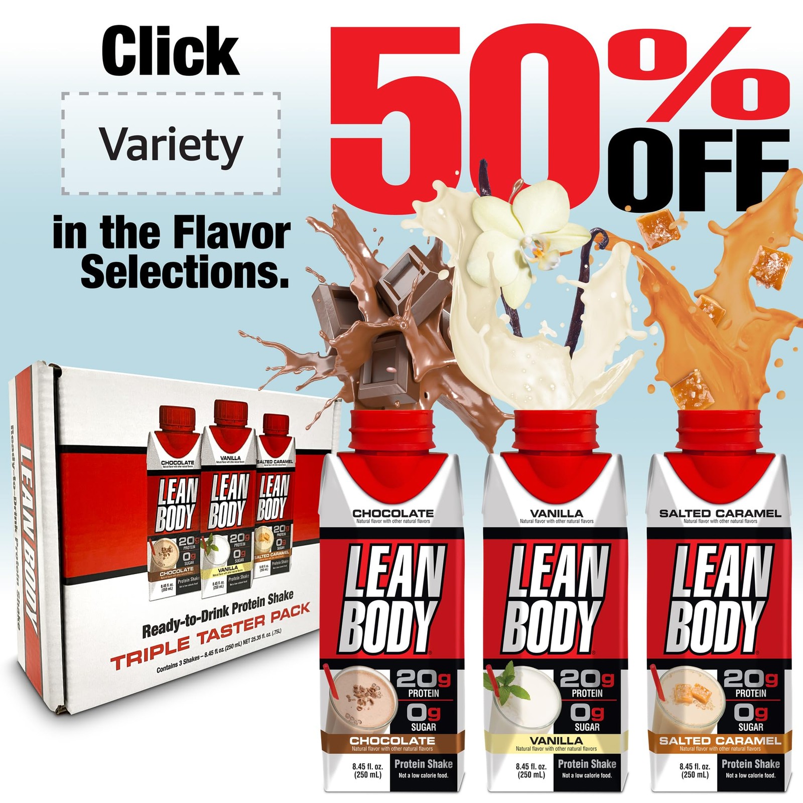 Labrada Lean Body Ready-to-Drink Cookies and Cream 17 Fl Oz (Pack of 12)