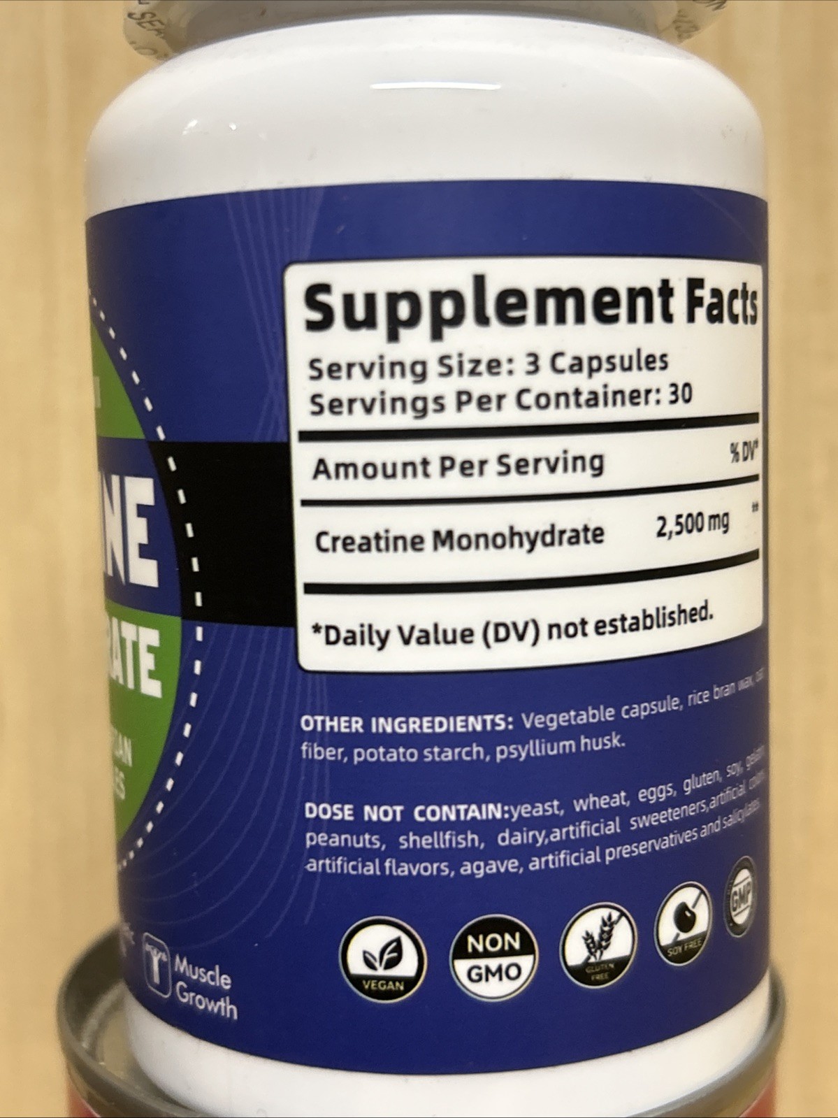 (LOT OF 3) NoavII Creatine Monohydrate Boost Strength 90 Capsules Exp. 07/2026
