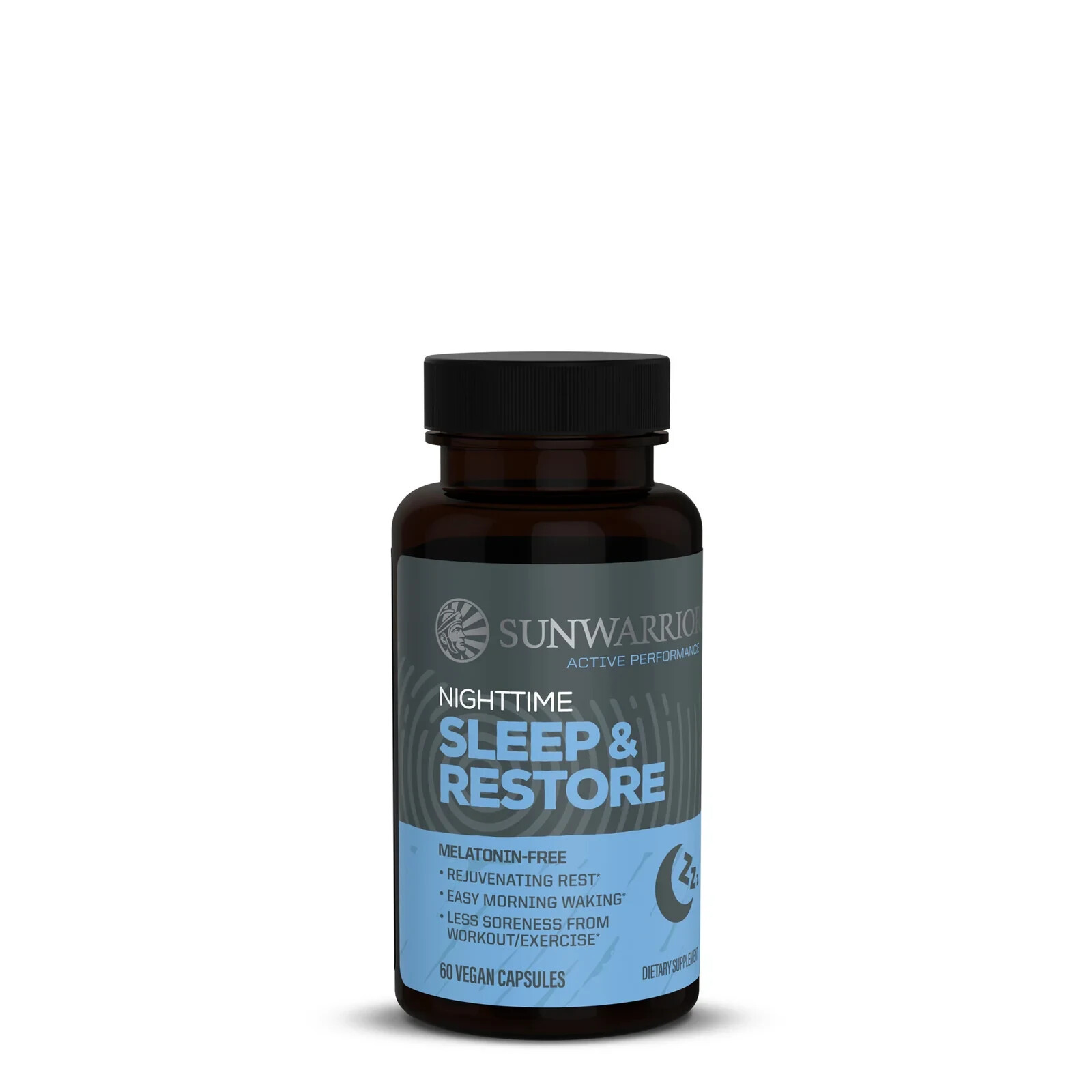 Sunwarrior Active Performance Nighttime Sleep & Restore – 60 Vegan Capsules
