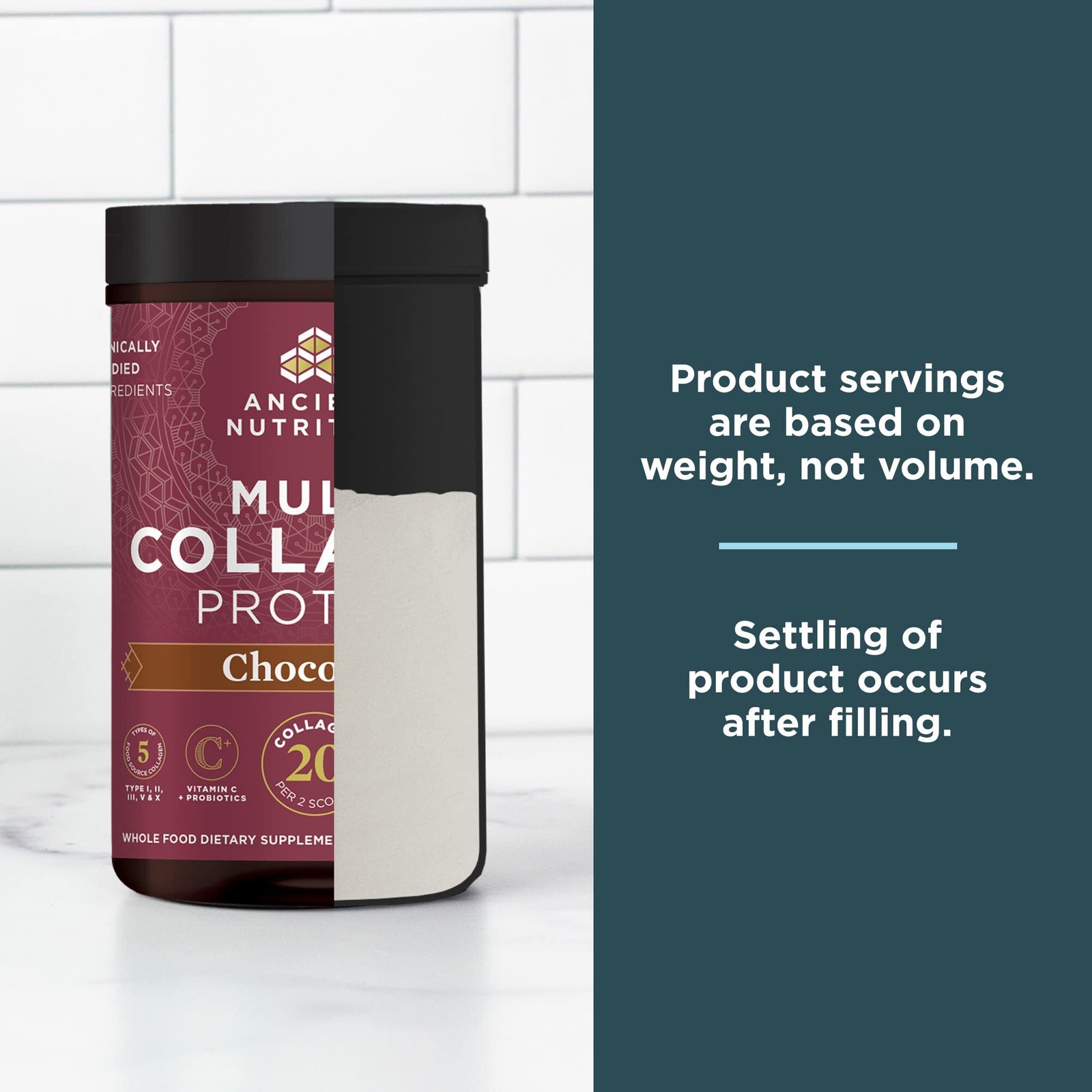 03/28 Ancient Nutrition Collagen Peptides Powder, 24 servings Multi Collagen Pro