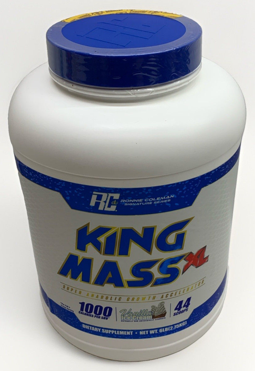 Ronnie Coleman King Mass XL Super Anabolic Growth Accelerator Vanilla Ice Cream