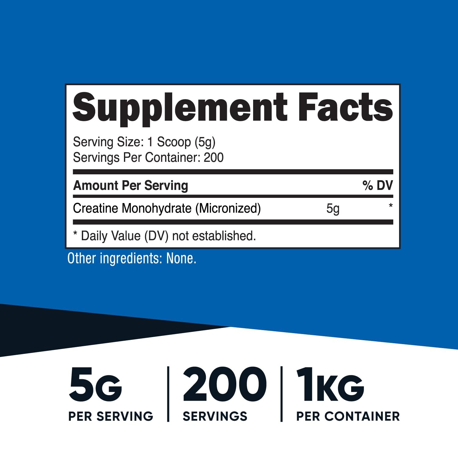 Nutricost Creatine Monohydrate Micronized Powder 1000 Gram (Pack of 1), White
