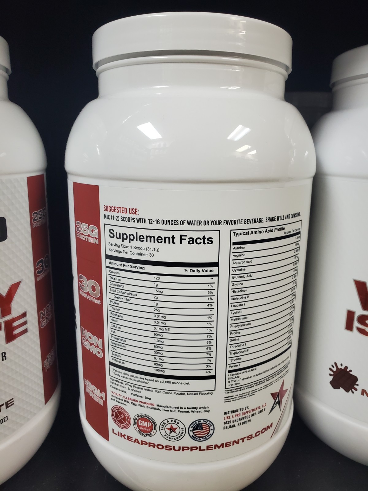 Like A Pro Premium Whey Protein Isolate Milk Chocolate