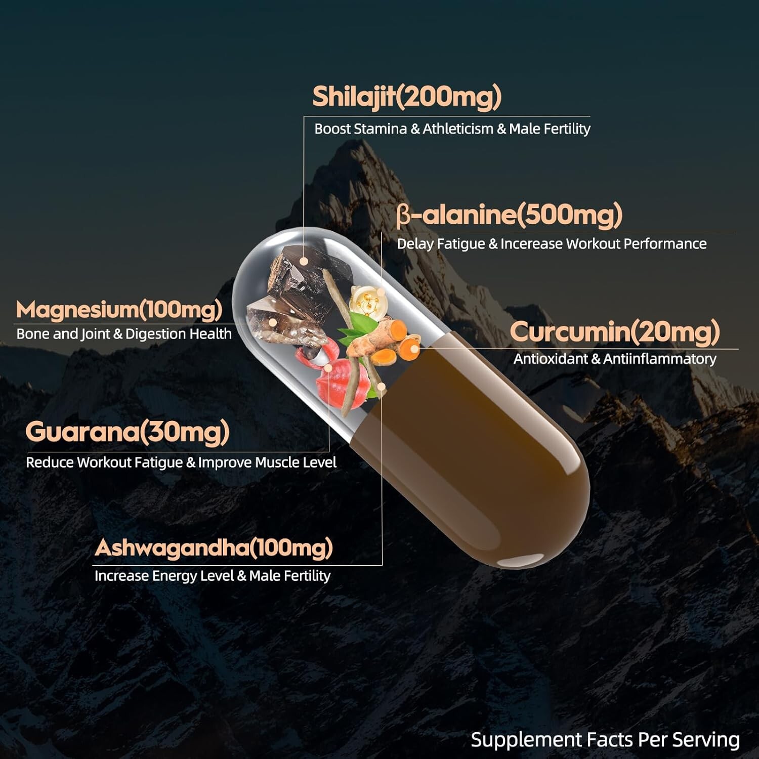 Shilajit Workout Supplement, For Energy Boost And Exercise Support, Exp: 9/2026