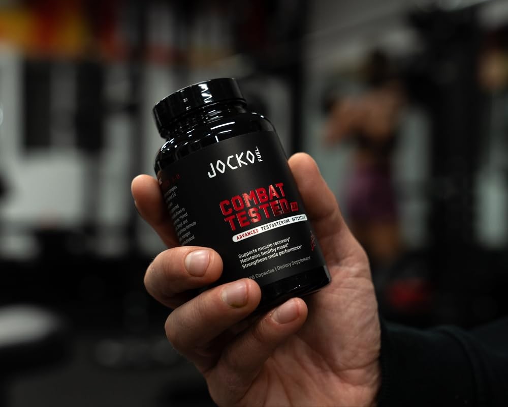 Jocko Fuel Test Booster for Men – Natural Endurance, 120 Count (Pack of 1)