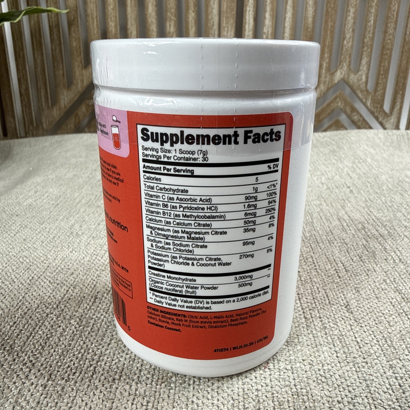 Wellah Creatine + Hydration Electrolyte Drink Powder Watermelon Slush